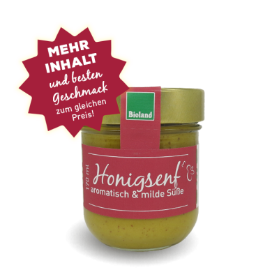 Honigsenf<sub>aromatisch & milde Süße</sub>