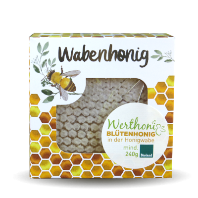 Wabenhonig<sub>in der Naturwabe</sub>